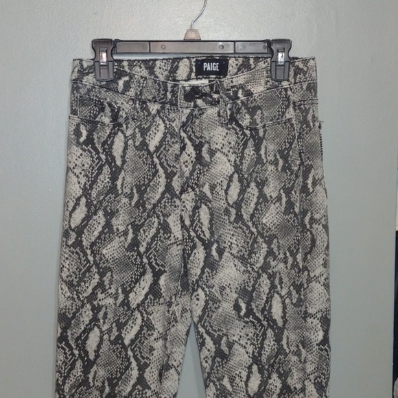 PAIGE Denim - PAIGE Snakeskin hoxton slim Jeans size 29 raw him